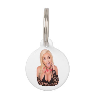 Flirty blonde Thunder_Cove Pet Tag