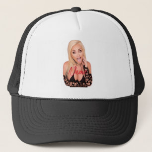 Flirty blonde Thunder_Cove Trucker Hat