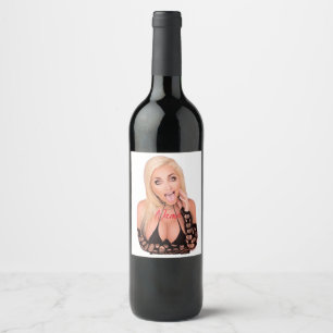 Flirty blonde Thunder_Cove Wine Label