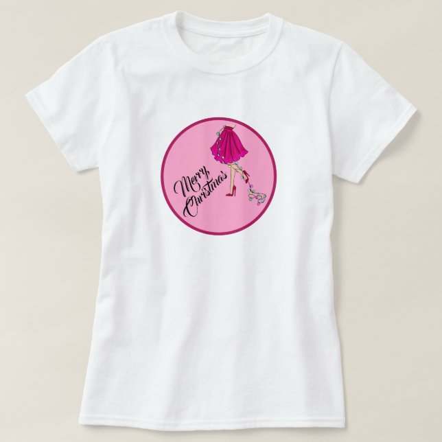 Flirty Christmas TShirt (Design Front)