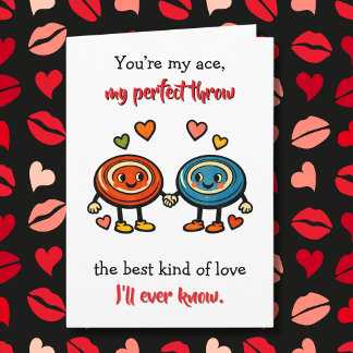 Flirty Disc Golf Puns | Valentine's Day Card