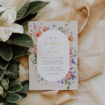 Flirty Floral Meadow | Summer Wedding Invitation<br><div class="desc">Hello summer! Infuse your summer wedding with vibrant energy and bold splashes of colour with this bright colour palette. This collection is the perfect way to highlight the gorgeous hues that summer brings. This chic explosion of wildflower colours screams modern wedding. These bold colours make for a playful palette that's...</div>