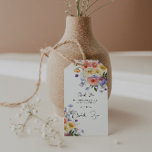 Flirty Floral Meadow | Summer Wedding Thank You Gift Tags<br><div class="desc">Add a special thank you to your wedding favours with our personalised wedding gift tags. Simple yet elegant these designs are perfect for any celebration. Hello summer! Infuse your summer wedding with vibrant energy and bold splashes of colour with this bright colour palette. This collection is the perfect way to...</div>
