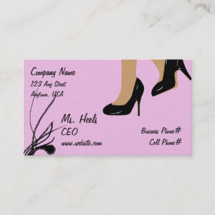Flirty Heels Business Card