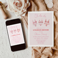 Flirty Pink Lingerie Bridal Shower Bachelorette