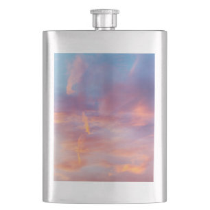 flirty sky hip flask