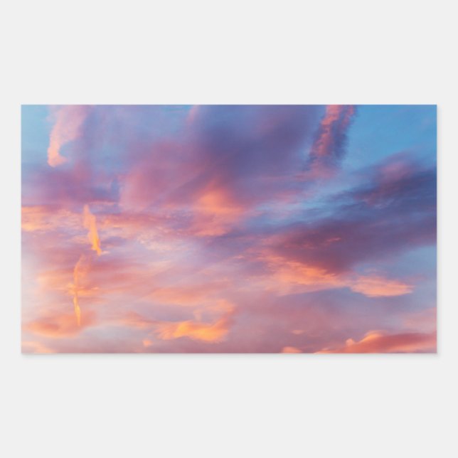 flirty sky rectangular sticker (Front)