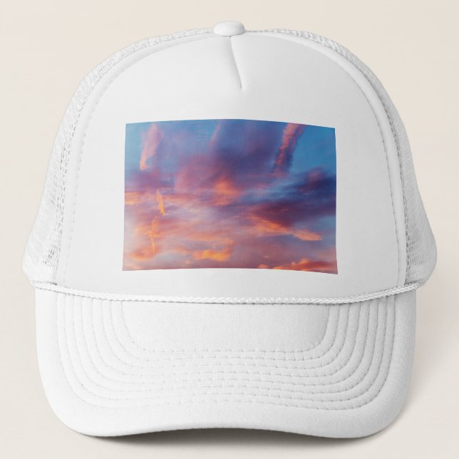 flirty sky trucker hat (Front)