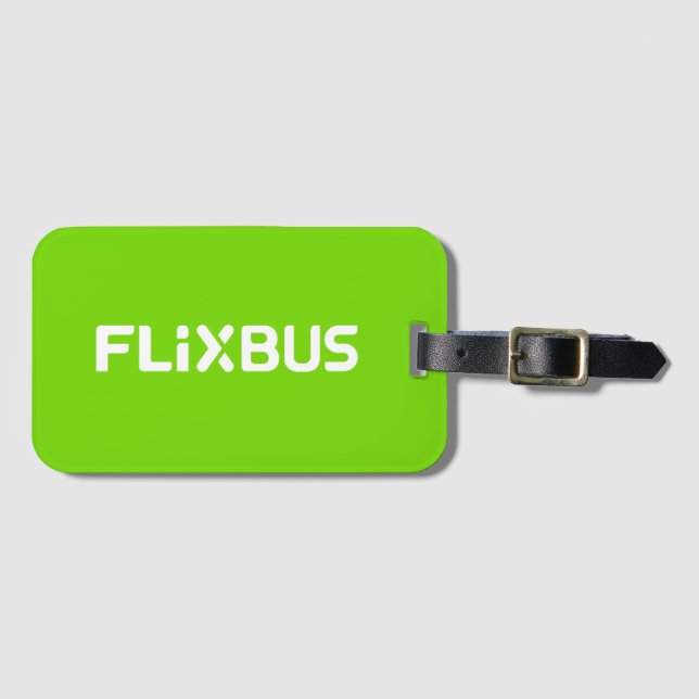 Flixbus Luggage Tag (Front Horizontal)