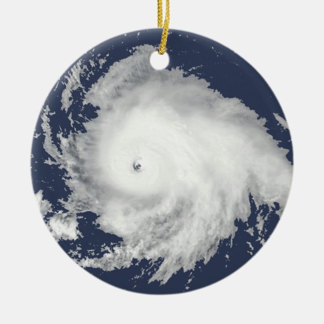 Flo, No! Hurricane Florence 2018 Ceramic Ornament (Front)