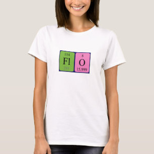 Flo periodic table name shirt