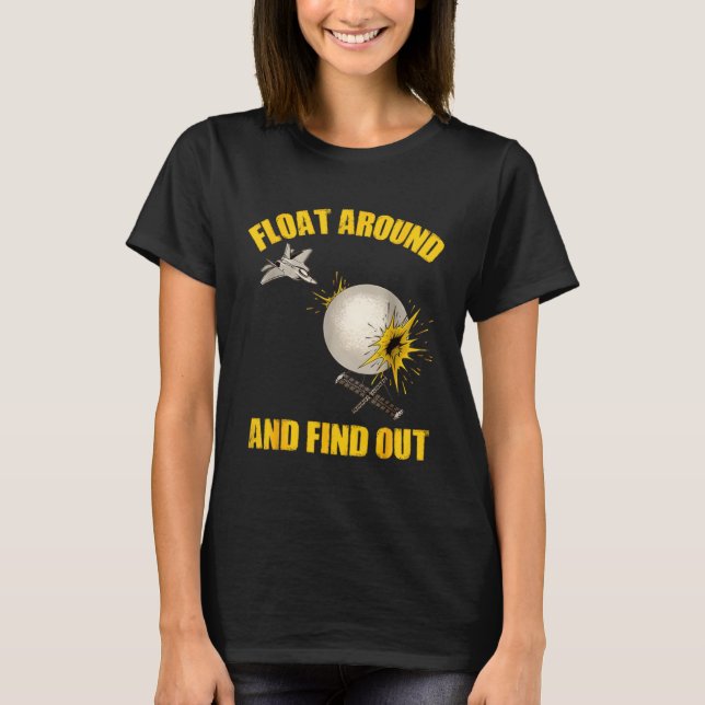 Float around and find out fun Chinese Spy Balloon T-Shirt (Front)