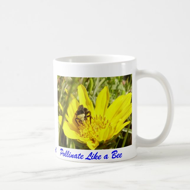 Float Like a Butterfly  and Pollinate Like a Bee Coffee Mug (Right)
