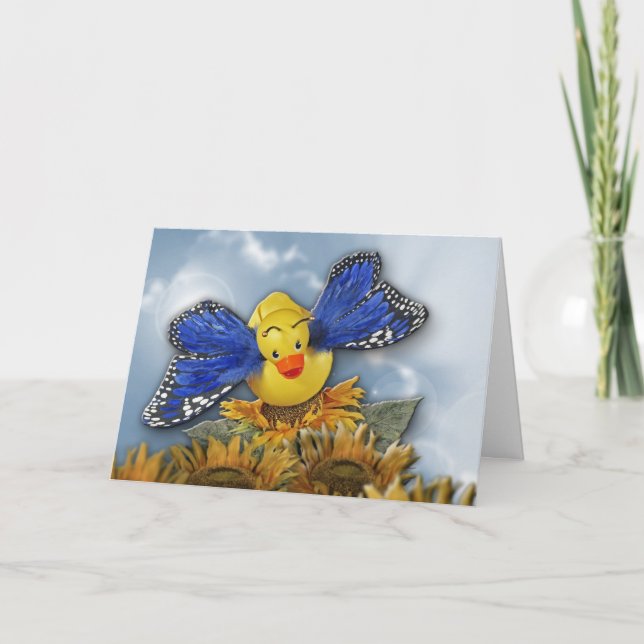 Float Like a Butterfly! Card (Front)