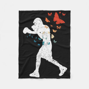 Float Like Butterfly Sting Bee Boxer Love Boxing S Fleece Blanket