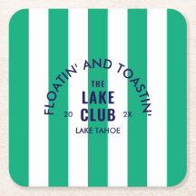 Floatin' And Toastin' The Lake Club GreenStripe