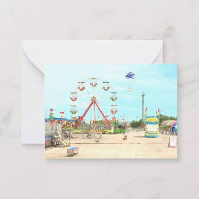 Floating Baby Notecard (Front)