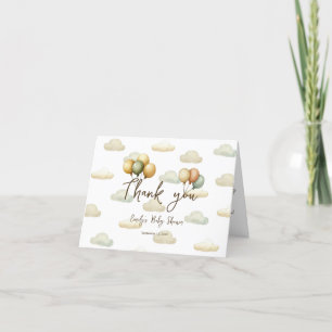 Floating Balloons Adventures Thank you Card