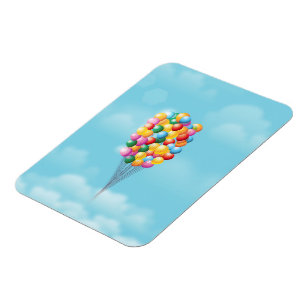 Floating Balloons up and away. Magnet