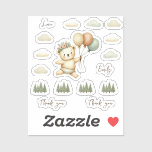 Floating Bear Adventures Baby Shower