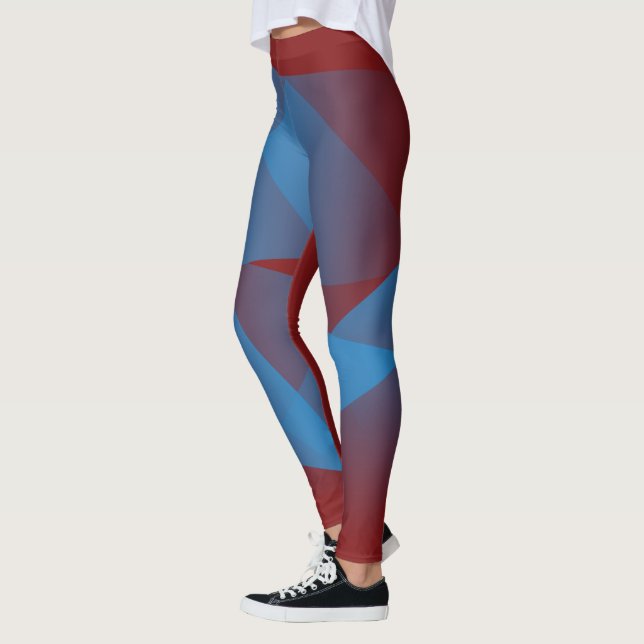 Floating blue fragments leggings (Left)