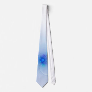 Floating Blue on White Tie