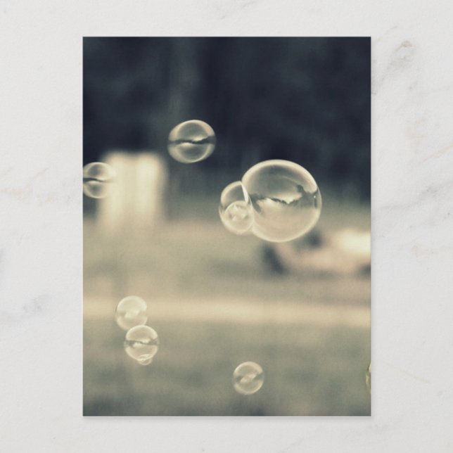 Floating Bubbles Postcard (Front)