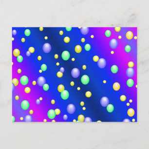 Floating Bubbles Postcard