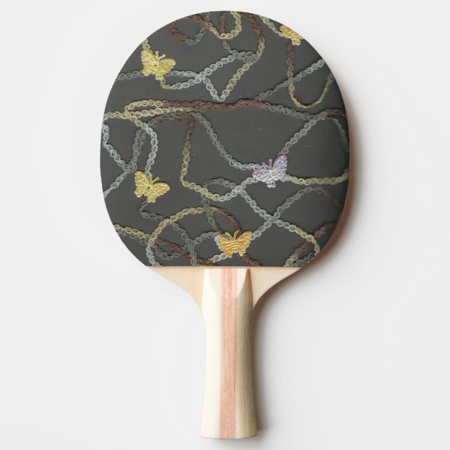 Floating Butterflies Ping Pong Paddle (Front)