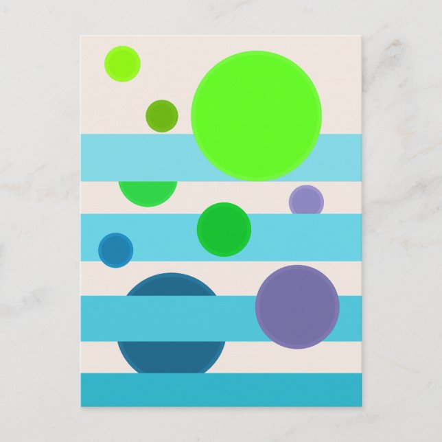 Floating Circles 12 Postcard (Front)