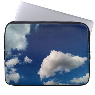 Floating clouds laptop sleeve