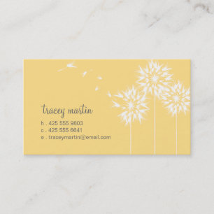 Floating Dandelion Calling Card