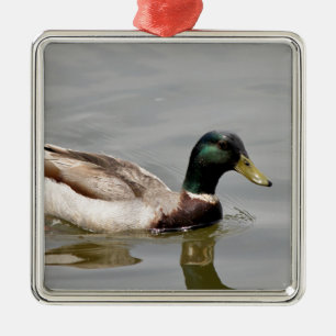 Floating Duck Metal Tree Decoration