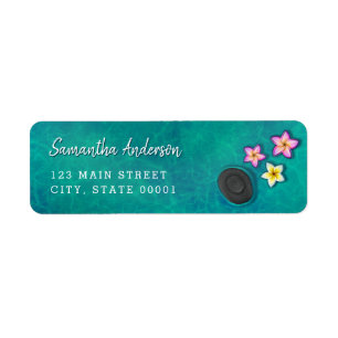 Floating Flowers Spa Address Labels