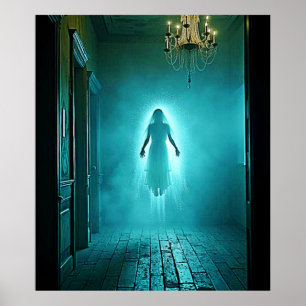 Floating Ghostly Apparition Poster
