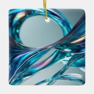 Floating Glass Water Ceramic Ornament