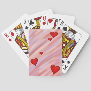 Floating Hearts Playing Cards