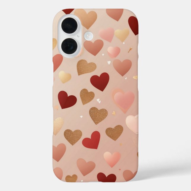 Floating Hearts Romance Case-Mate iPhone Case (Back)