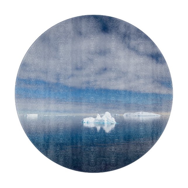 Floating ice in Antarctica Cutting Board (Front)