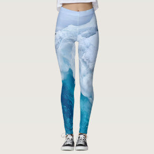Floating Iceberg in Arctic Sea Ilulissat Greenland Leggings