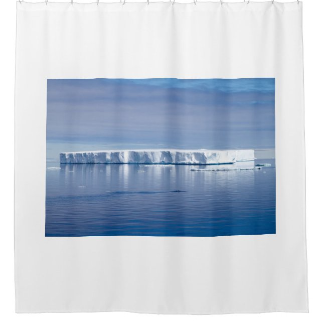 Floating iceberg shower curtain (Front)