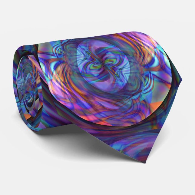 Floating in a Pool of Thought Tie (Rolled)
