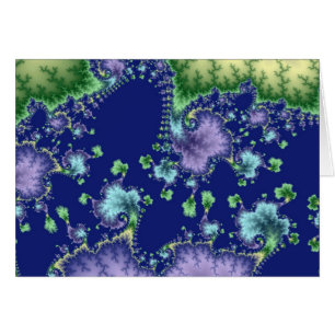 Floating In - Fractal Card