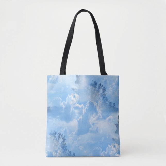 Floating in the clouds... tote bag (Front)