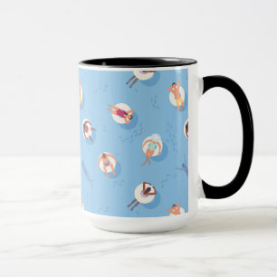 Floating in the Lazy River Pattern Mug