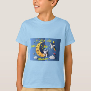 Floating into 5th Grade Basic Boys T-Shirt