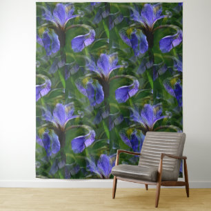 Floating Irises....... Tapestry