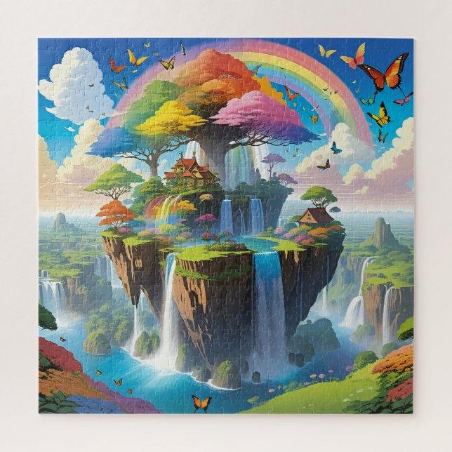 Floating Island Jigsaw Puzzle (Vertical)