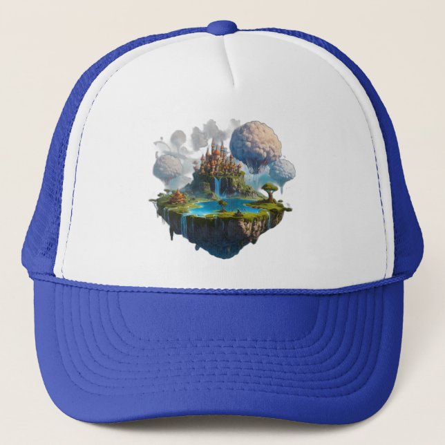 floating island trucker hat (Front)