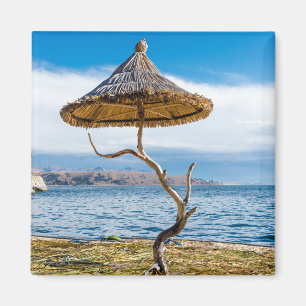Floating islands, Lago Titicaca, Bolivia Magnet